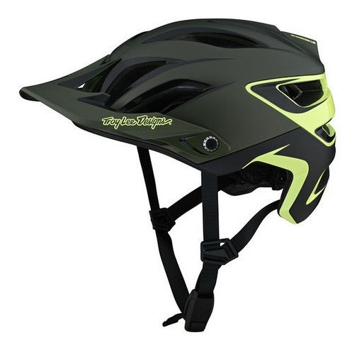 Casco Troy Lee Designs A3 con Mips Uno Glass Green